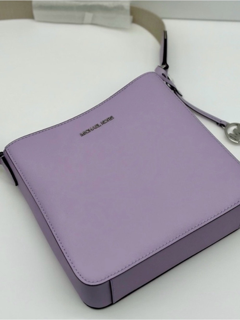 NWT Michael Kors Jet Set Travel Light Quartz Crossbody Bag $228 - Picture 10 of 11